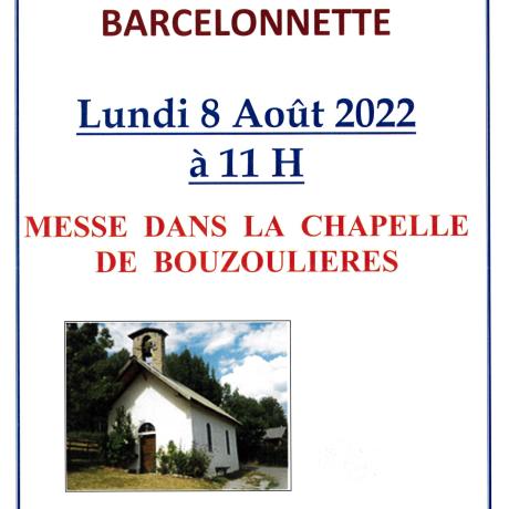 Messe à Bouzoulières