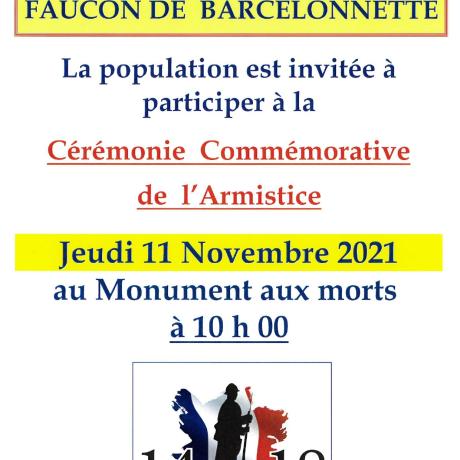 Cérémonie du 11 Novembre Cérémonie du 11 Novembre