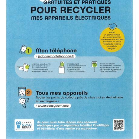Recycler son téléphone