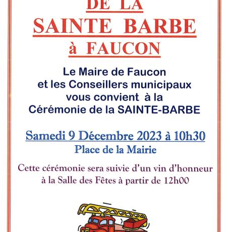 Affiche Sainte Barbe