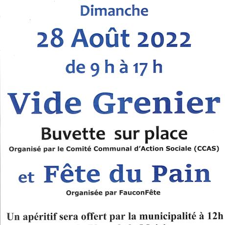 Vide grenier 28 août 2022