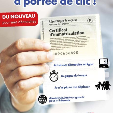 Nouvelles Procédures pour le Certificat d'Immatriculation Nouvelles Procédures pour le Certificat d'Immatriculation