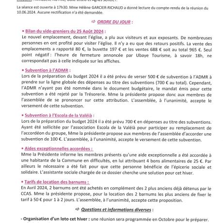 CCAS Compte rendu du 25.09.2024 CCAS Compte rendu du 25.09.2024