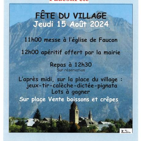 FauconFête Affiche 15.08.2024