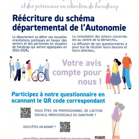 Réécriture du schéma départemental de l'autonomie Réécriture du schéma départemental de l'autonomie