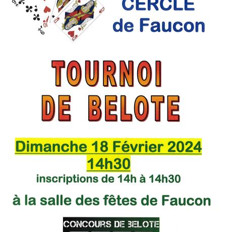 Tournoi de belote Tournoi de belote