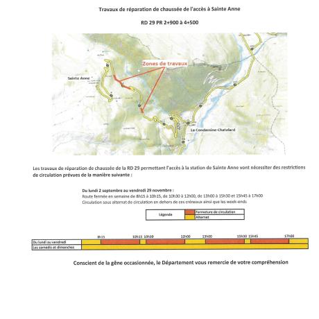 Travaux La Condamine