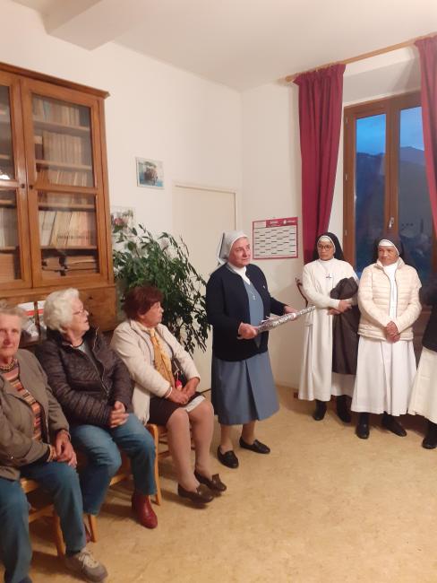 Alpes Montjoie Départ de Sœur Marcelle Marie