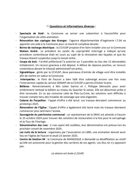 Cpte rendu 14.10.2024