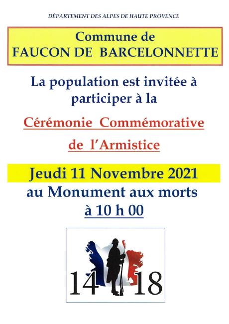 Cérémonie du 11 Novembre