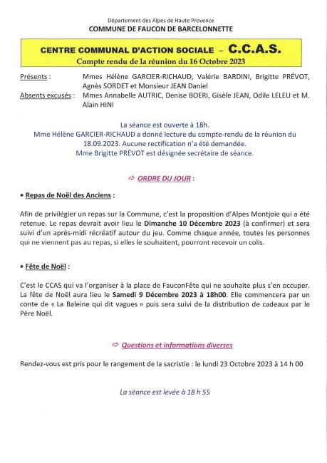 CCAS Compte rendu du 16.10.2023