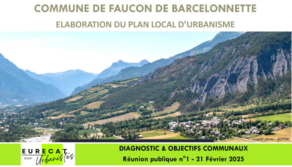 Faucon de Barcelonnette - Élaboration du PLU - RP1 du 21 Fév 2025