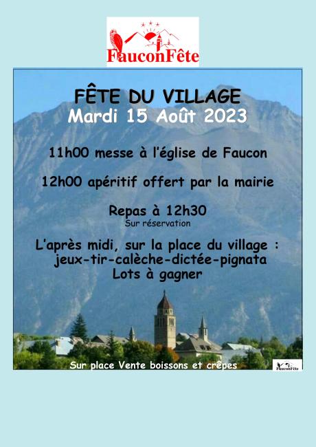 FauconFête affiche 15.08.2023