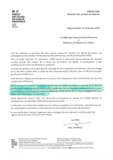 L'insécurité routière