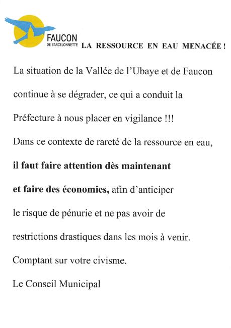 La ressource en eau menacée