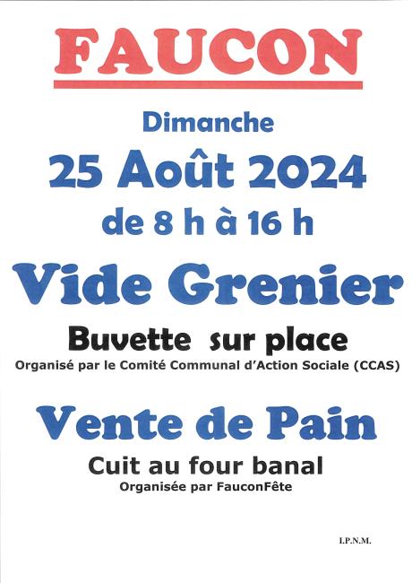 Vide grenier 25.08.2024