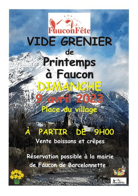 Vide grenier FauconFête